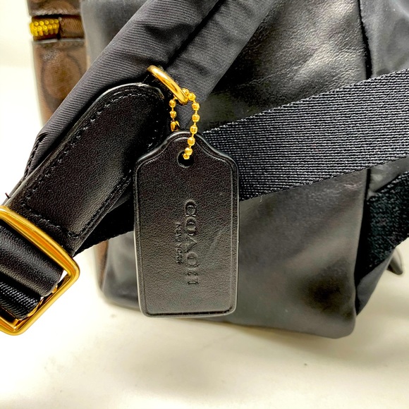 Coach - Charlie Backpack Signature Leather Brown - Picture 6 of 11